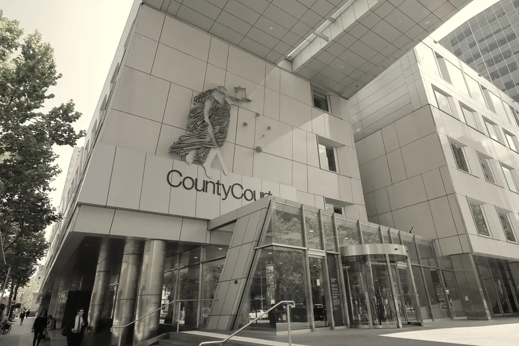 County Court of Victoria building in Melbourne, illustrating litigation and dispute resolution services